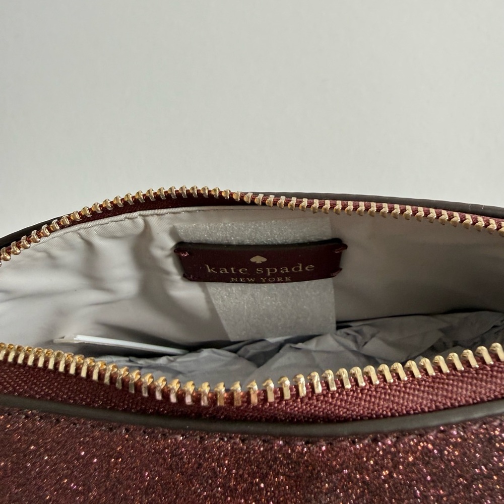 kate spade Shimmy Glitter Small Cosmetic Case - Picture 4 of 5